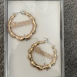 BEBE - Queen Hoop Earrings